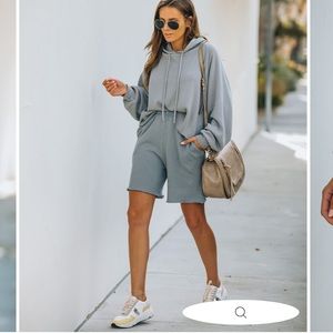 VICI short and hoodie set